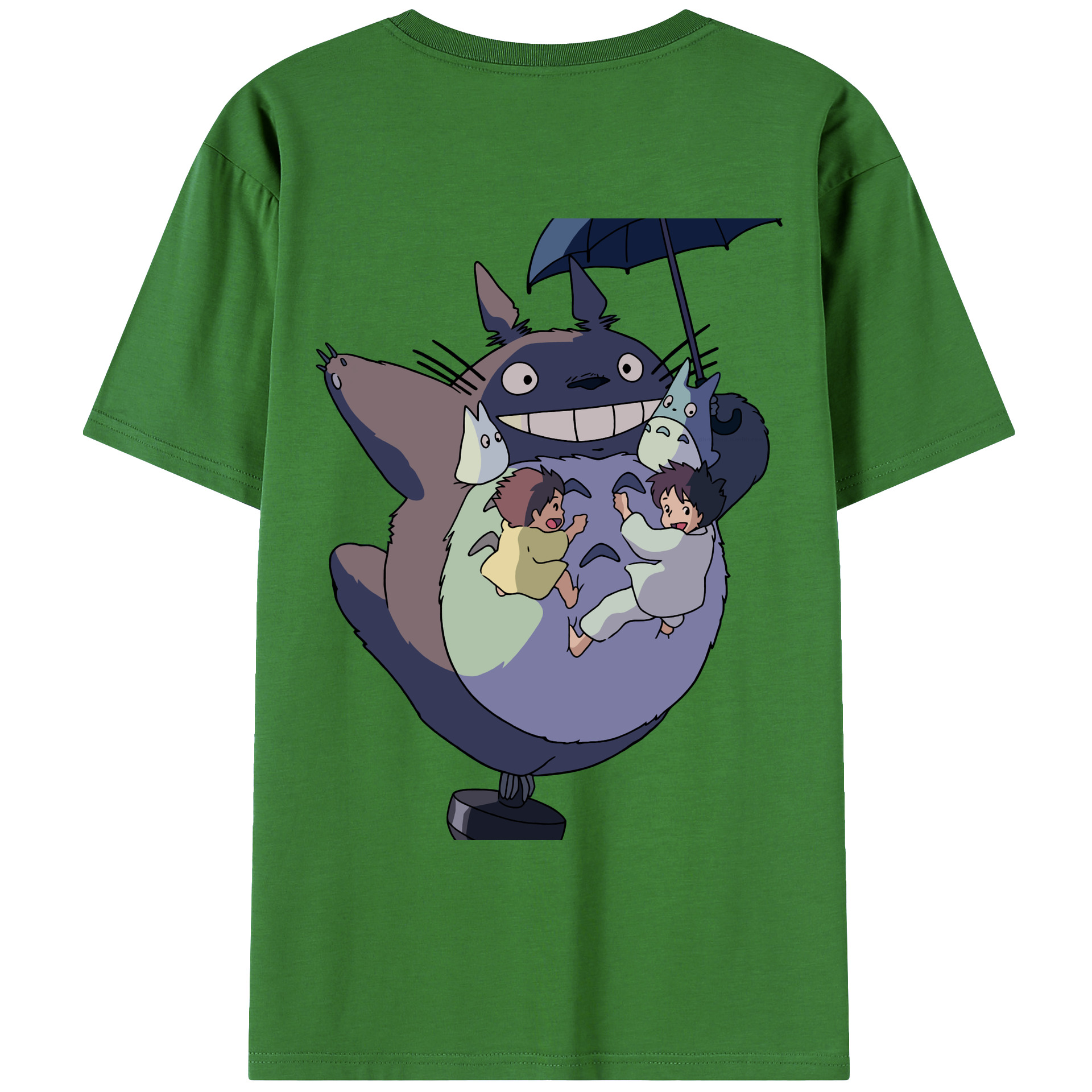 （画像用） となりのトトロ 草壁メイ 草壁サツキ My Neighbor Totoro Satsuki Kusakabe Mei Kusakabe レディース半袖Tシャツ(バックプリント)